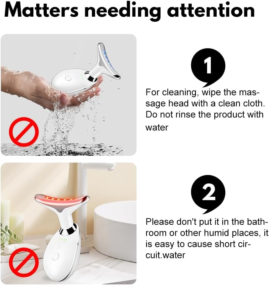 EMS Face Red Light Massager (random color)