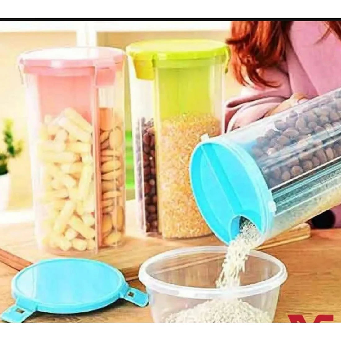 Marshal Storage Jar – 3 In 1 Jar – 2200 Ml (random color)