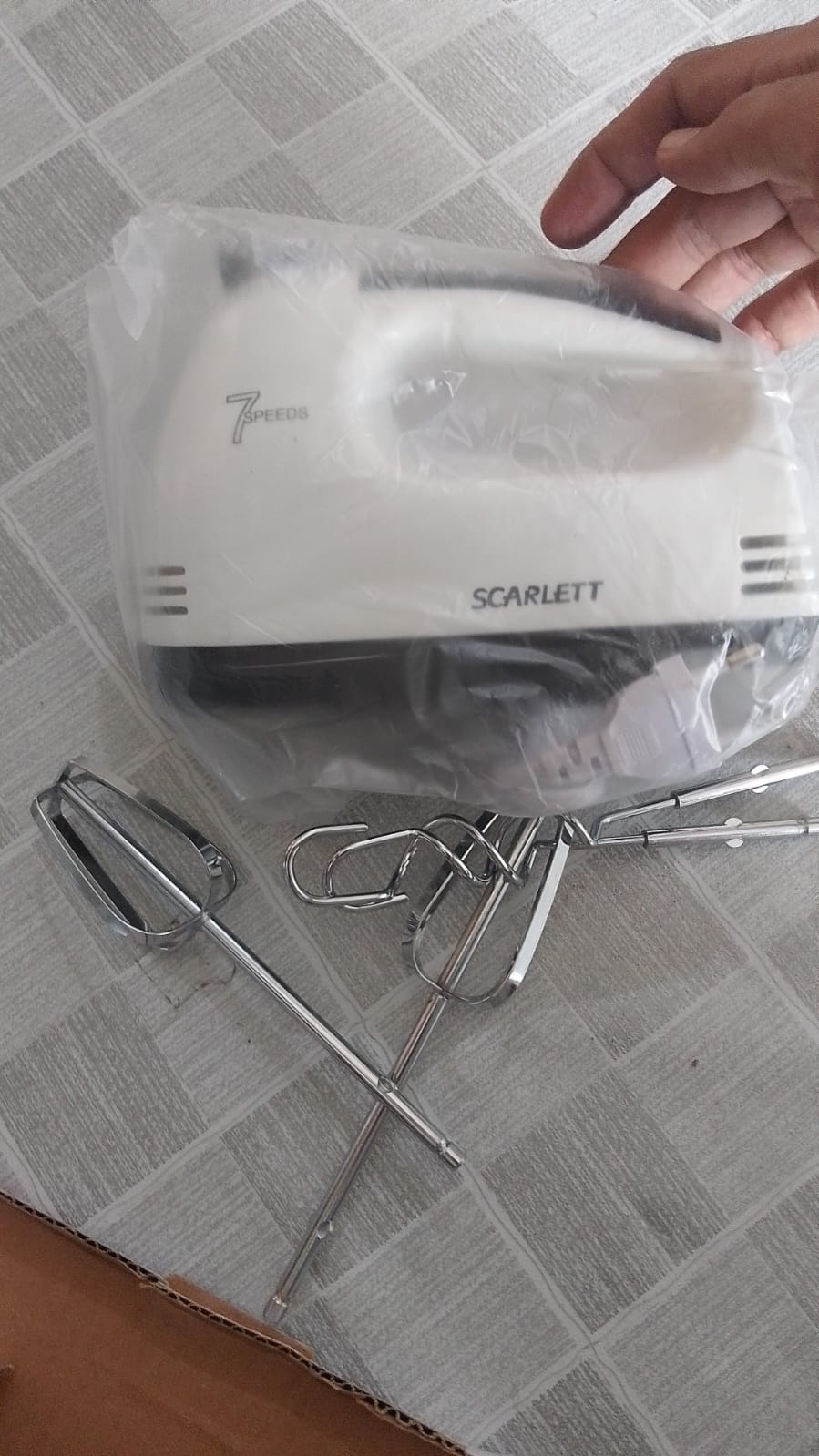 Scarlett Multifunctional 7 Speed Mini Mixer Electric Food Blender