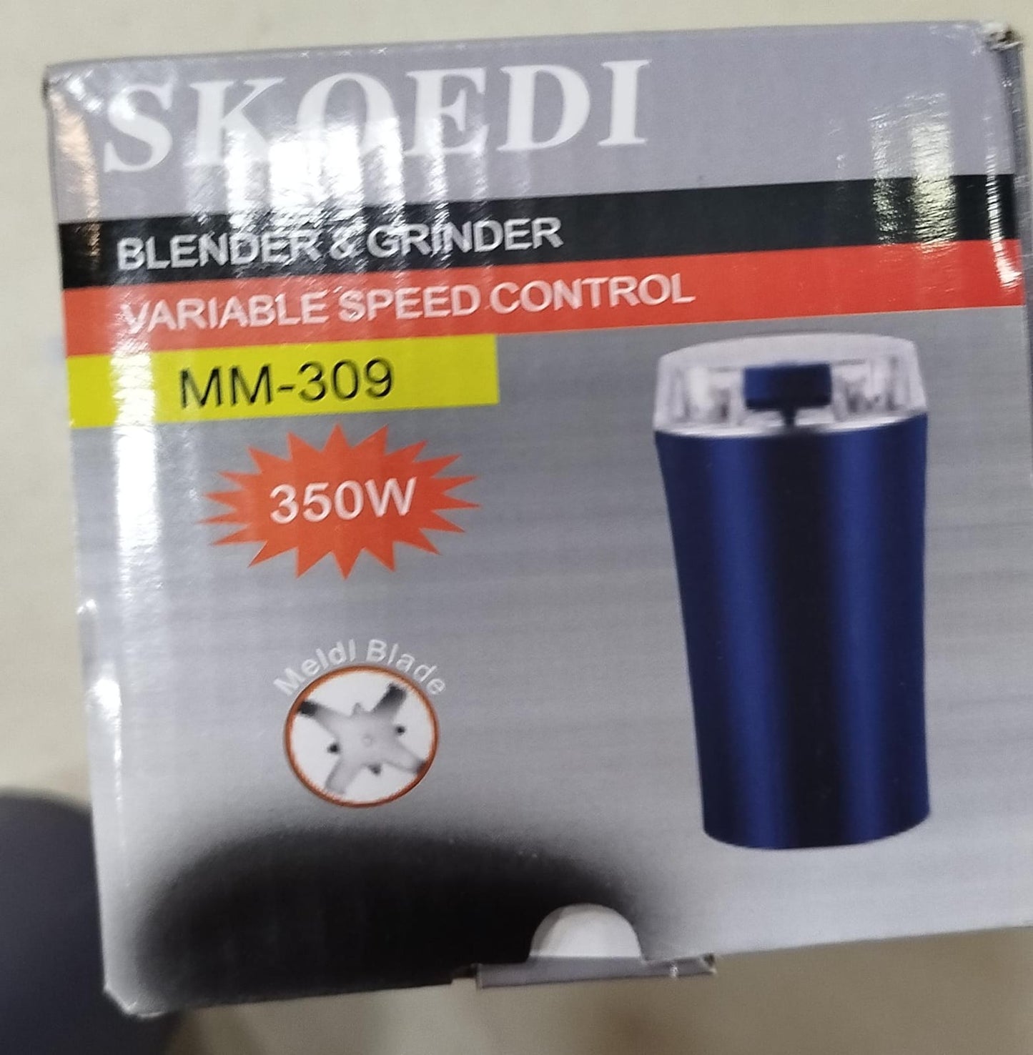 Electric Coffee Grinder & Food Processor – 350w Powerful Motor