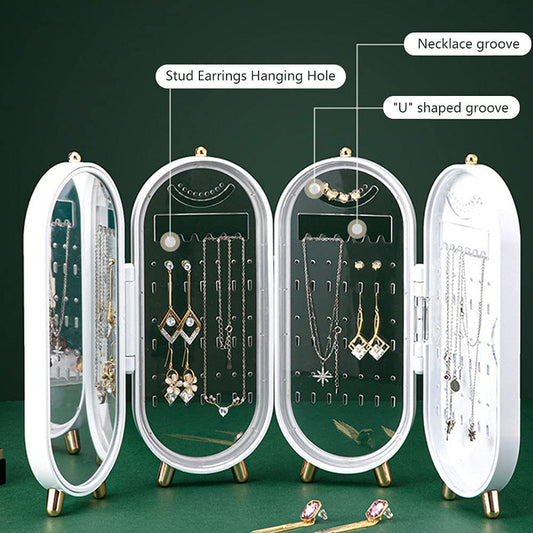 Folding Jewelry Box - With Mirror