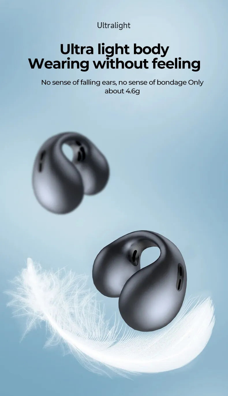 Ambie Wireless Ear Clip Headphones (random color)
