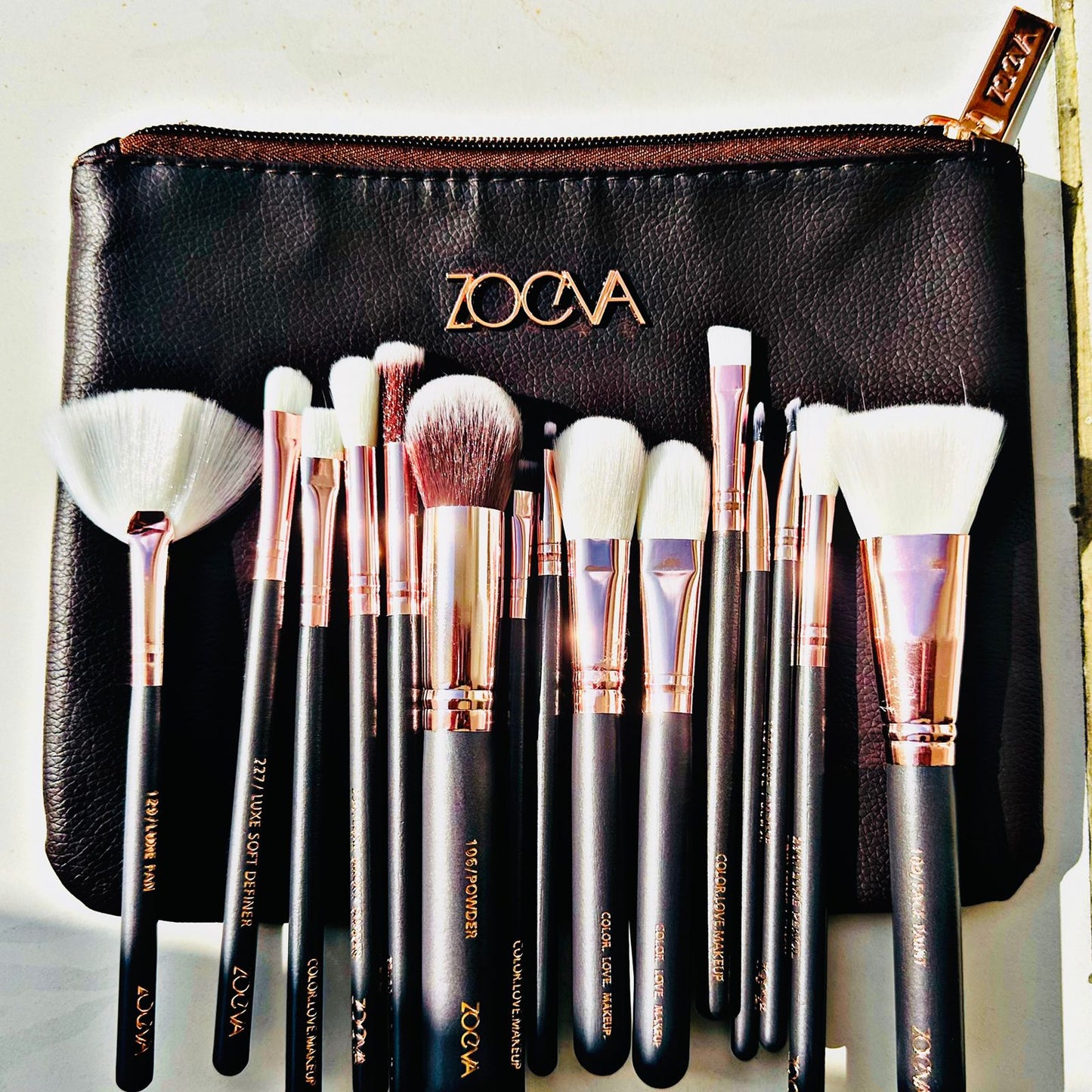 12-Piece Zoeva Brush set - With Pouch