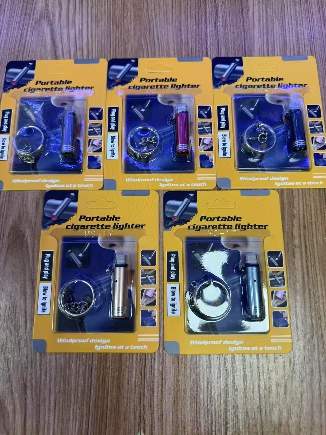 Windproof Mobile Phone Charging Lighter For Smartphones With Box