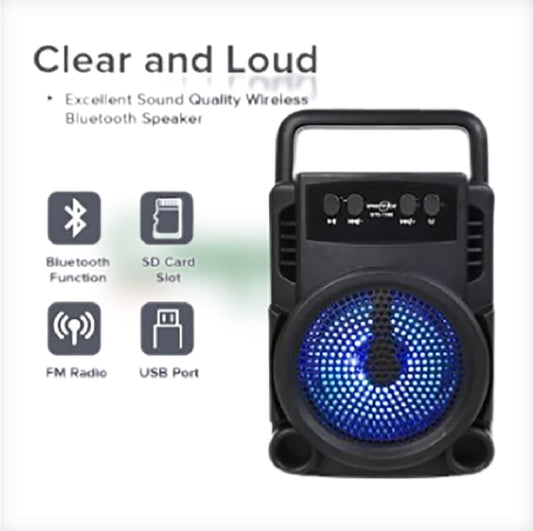 Gts 1360 Portable Rechargeable Mini Wireless Bluetooth Speaker