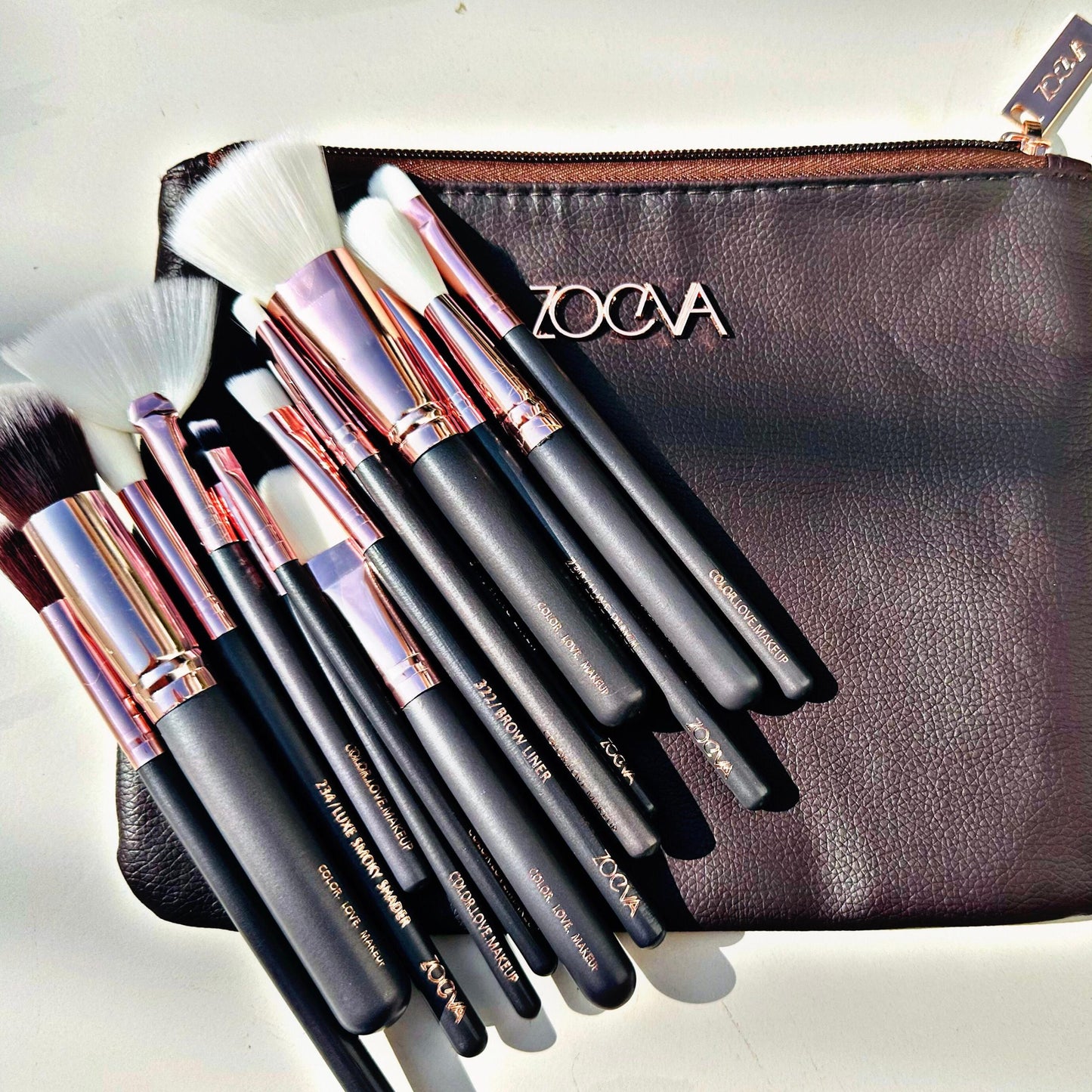 12-Piece Zoeva Brush set - With Pouch