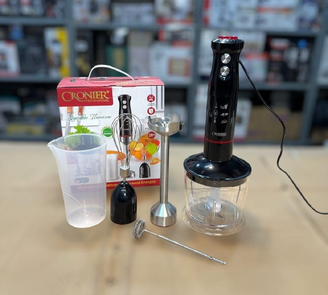 Cronier4-in-1 Hand Blender Set (Cr-1115)