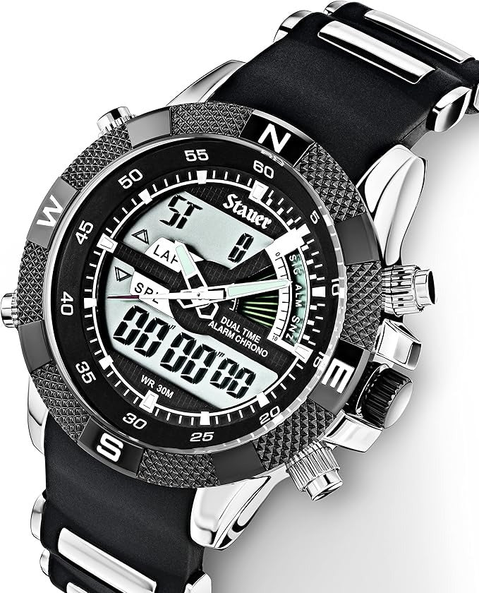 Besnew Original Digital Quartz Watch - Men's