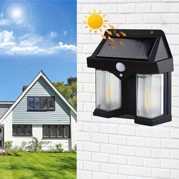 Deal Pack Of 2 – Solar Wall Lamp & Hand Pull Food Vegetable Chopper (random color)
