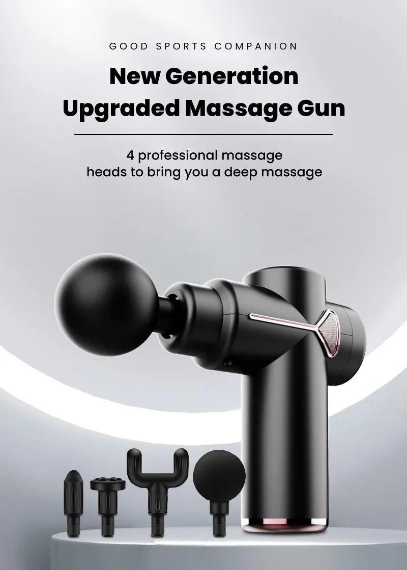 4 In 1 Multi-Function Massage Gun (random color)