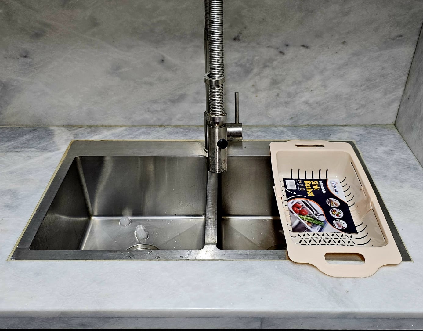 Kitchen Plastic Dish Drainer And Drying Rack Sink Basket