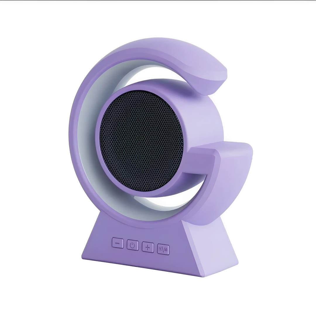 Bx-39 Mini G Wireless Speaker With Rgb Light & Wireless Charging – 5.3 Speaker & Bedside Lamp