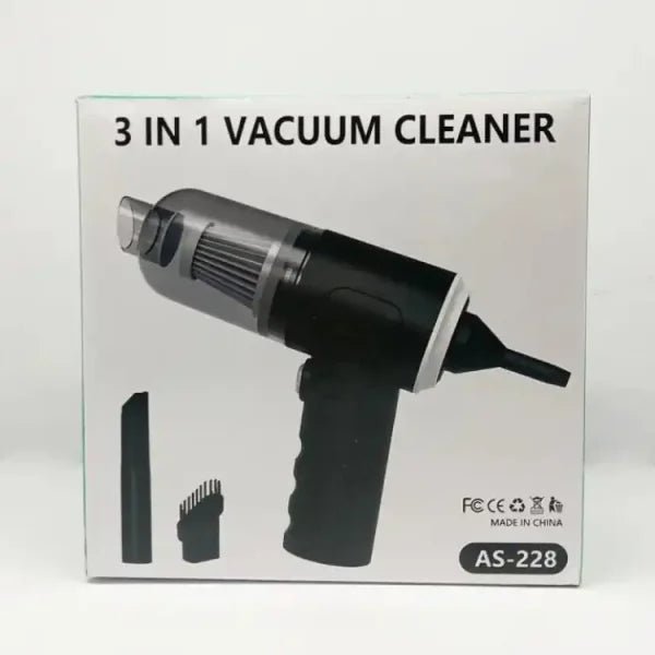 3 In 1 Portable Vacuum Cleaner Wireless Hand (as 228)