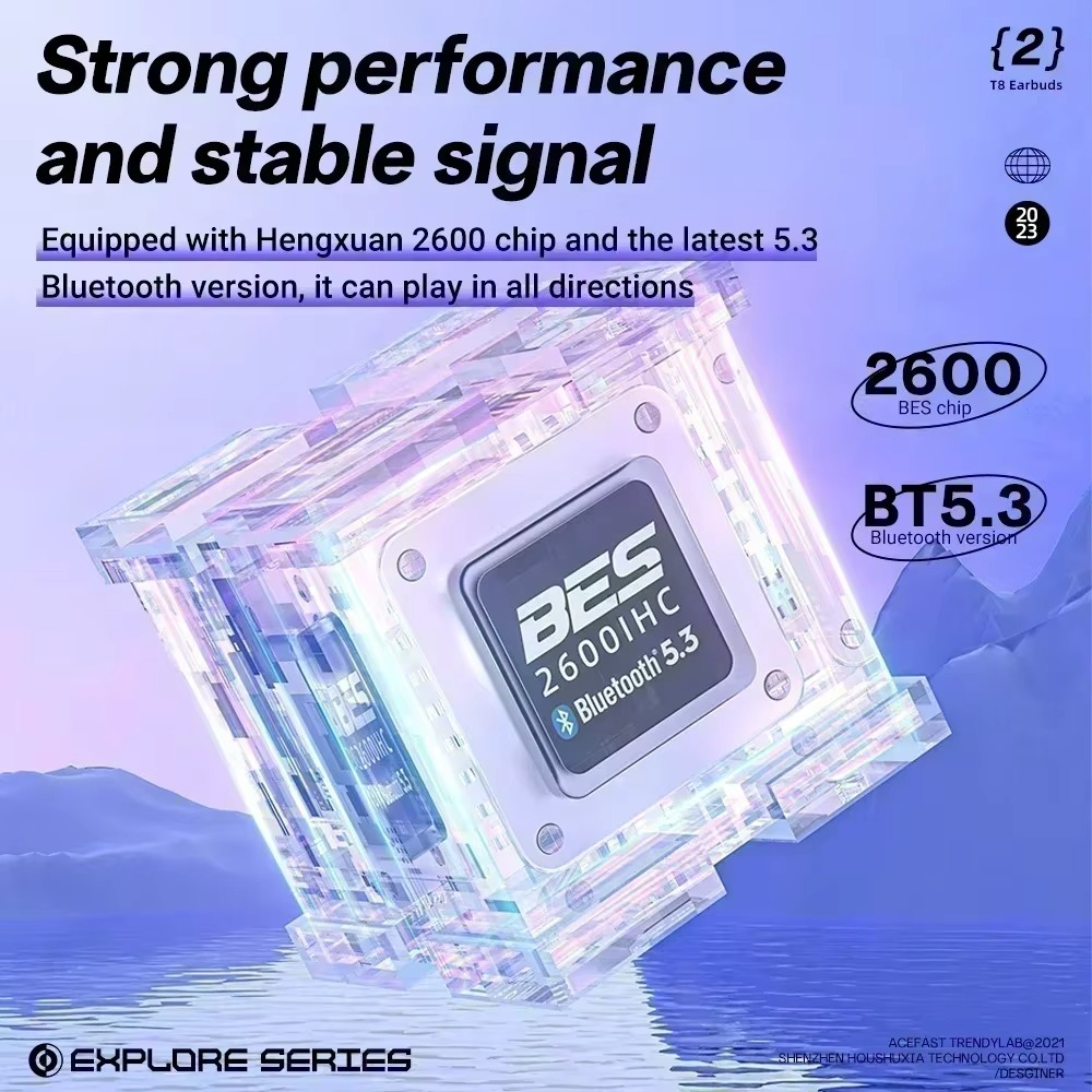 Air39 Wireless Earbuds | Bluetooth 5.3 | Led Display – Random Color