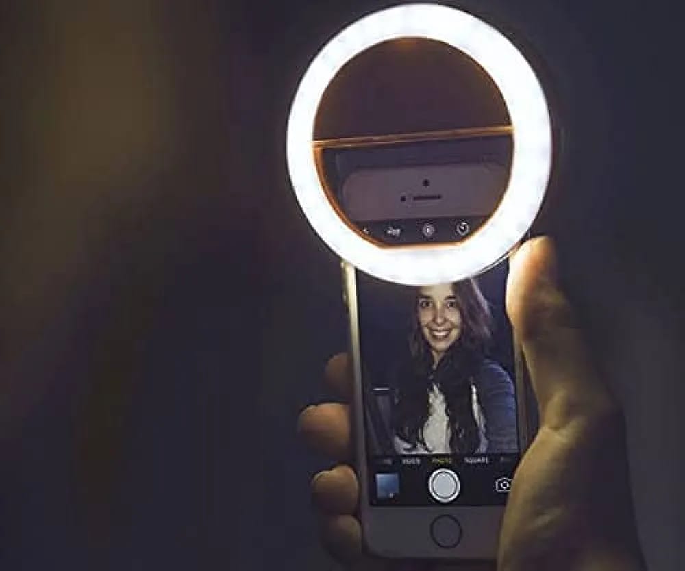 Portable Led Ring Selfie Light for Smartphones