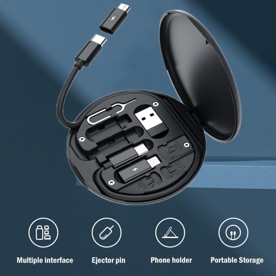 ( 5 In 1 ) Data Cable Set 60w Fast Charging (random color)