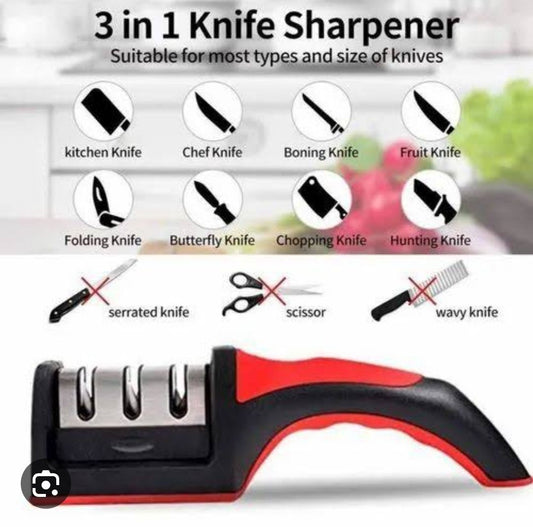 3 In 1 Manual Knife Sharpening