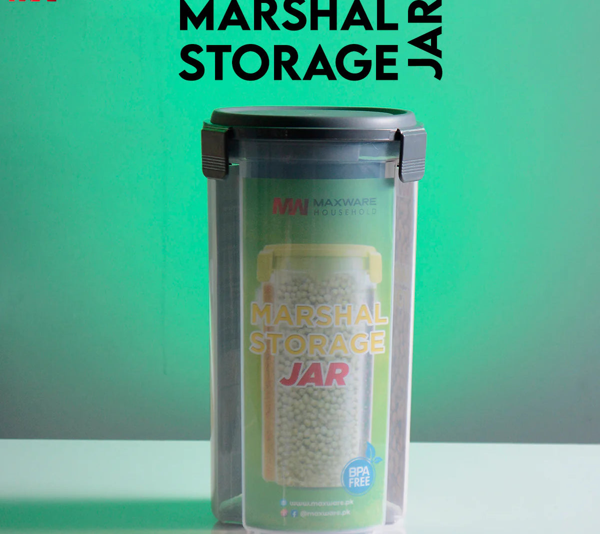 Marshal Storage Jar – 3 In 1 Jar – 2200 Ml (random color)