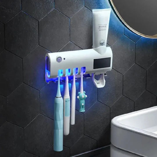 Toothpaste Dispenser With Uv (random Color)