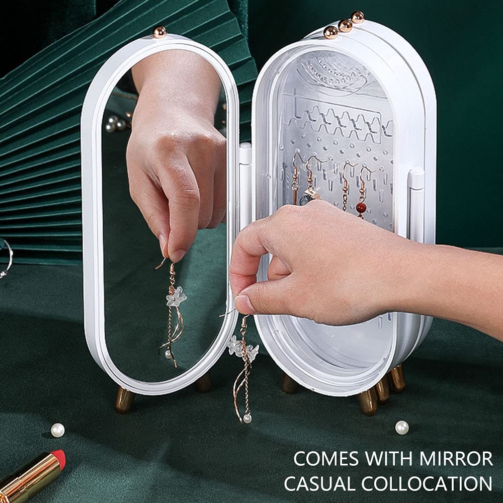 Folding Jewelry Box - With Mirror