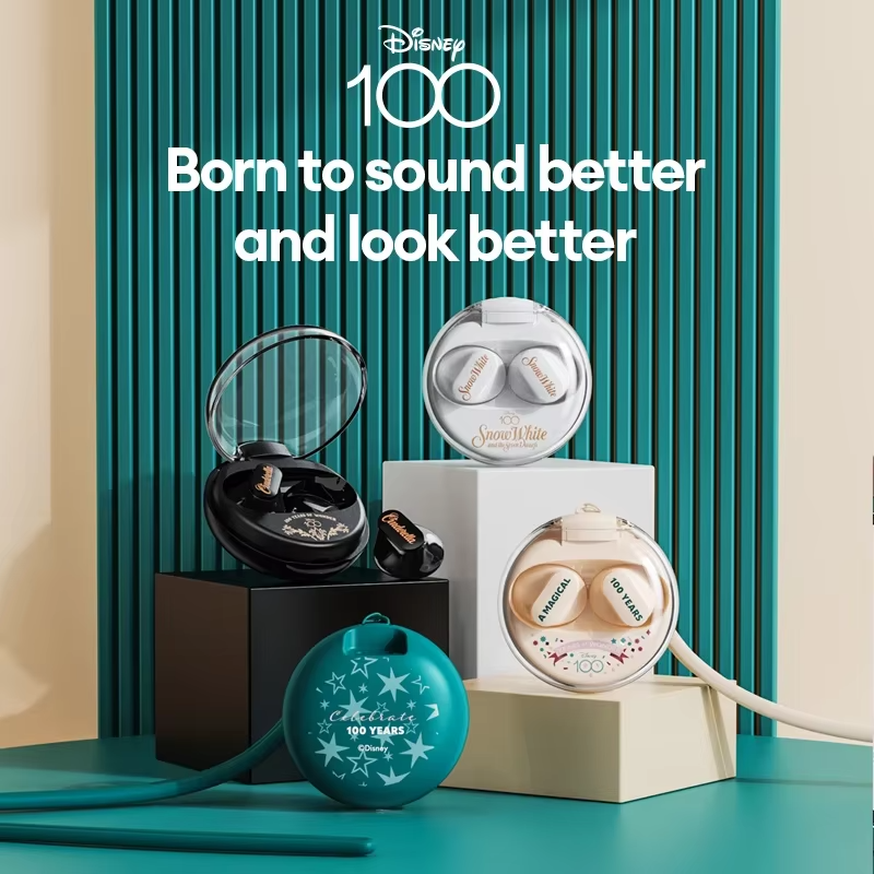 Disney Qs-t1 Earphone Bluetooth 5.3 Wireless Headphones (random color)