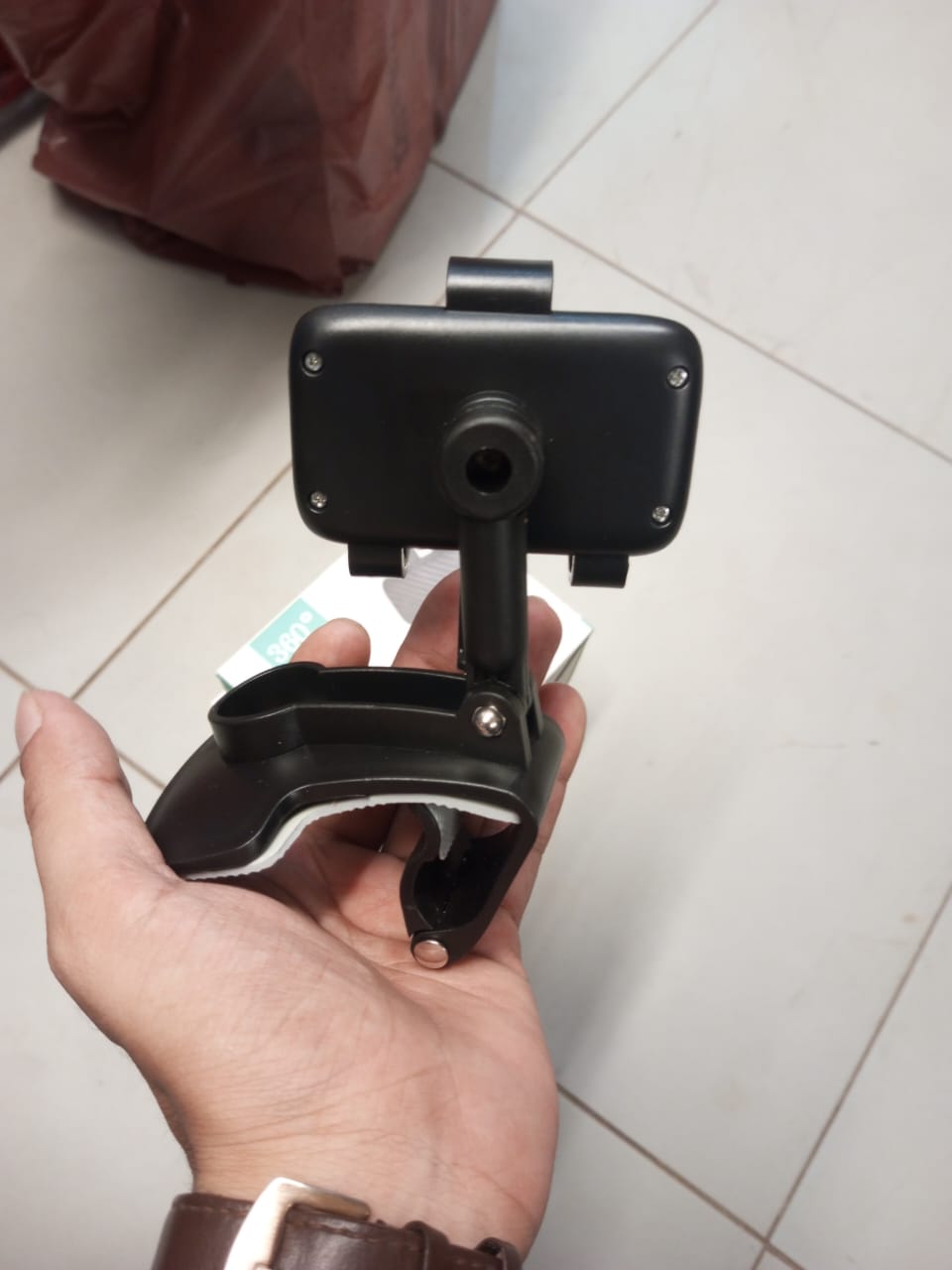 Car Smart Phone Holder – 360 Free Spin (Foldable)