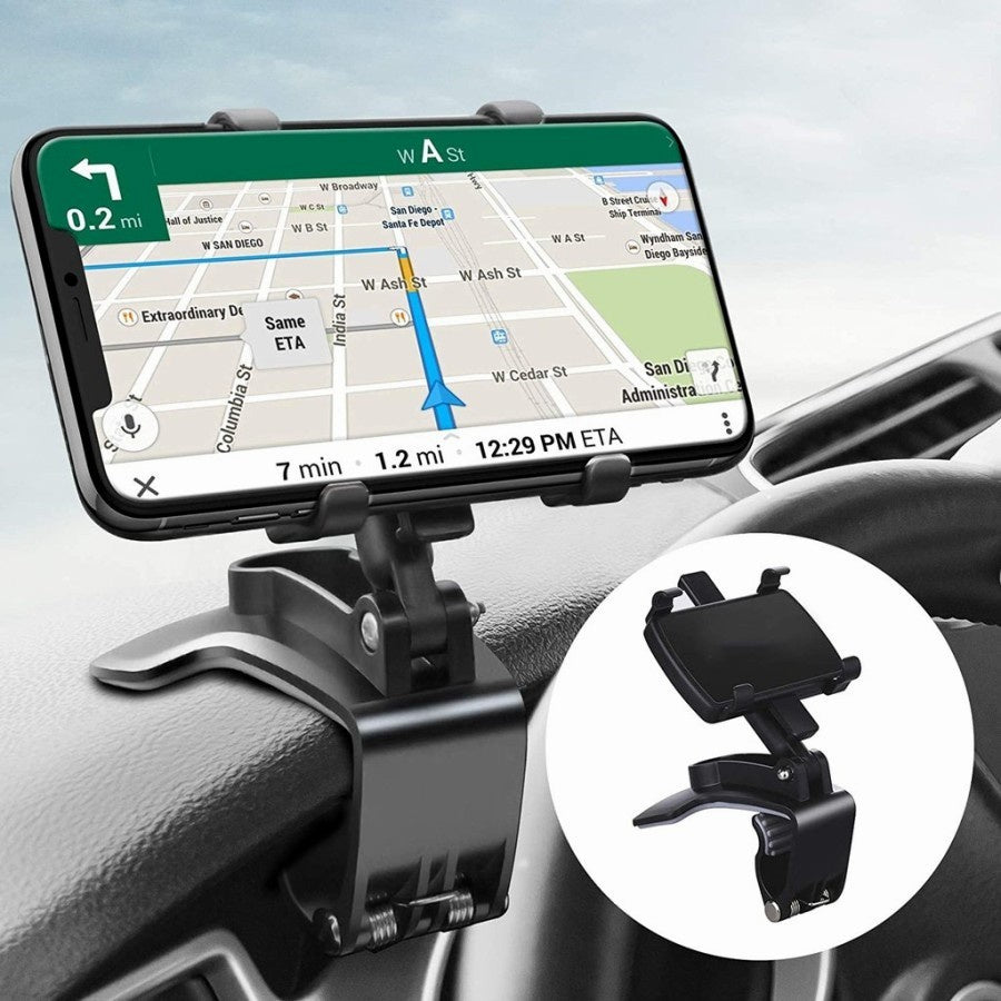 Car Smart Phone Holder – 360 Free Spin (Foldable)
