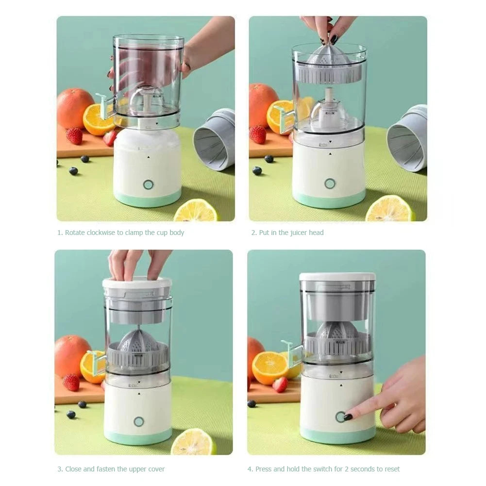 Portable Electric Citrus Juicer - Rechargeable