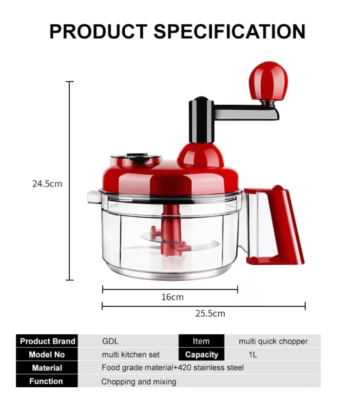 Multifunction Salad Chopper