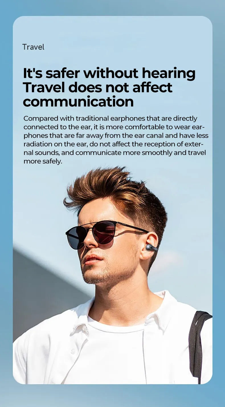 Ambie Wireless Ear Clip Headphones (random color)