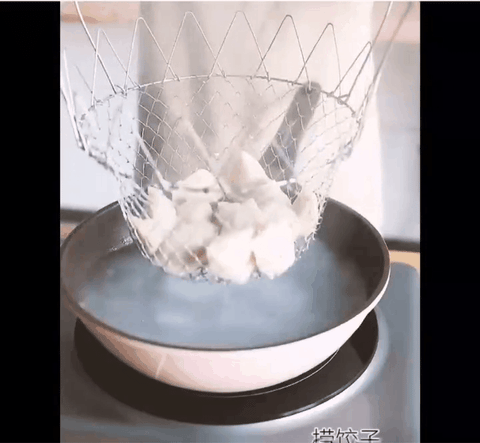 Stainless Steel Multi-functional Foldable Cooking Chef Basket