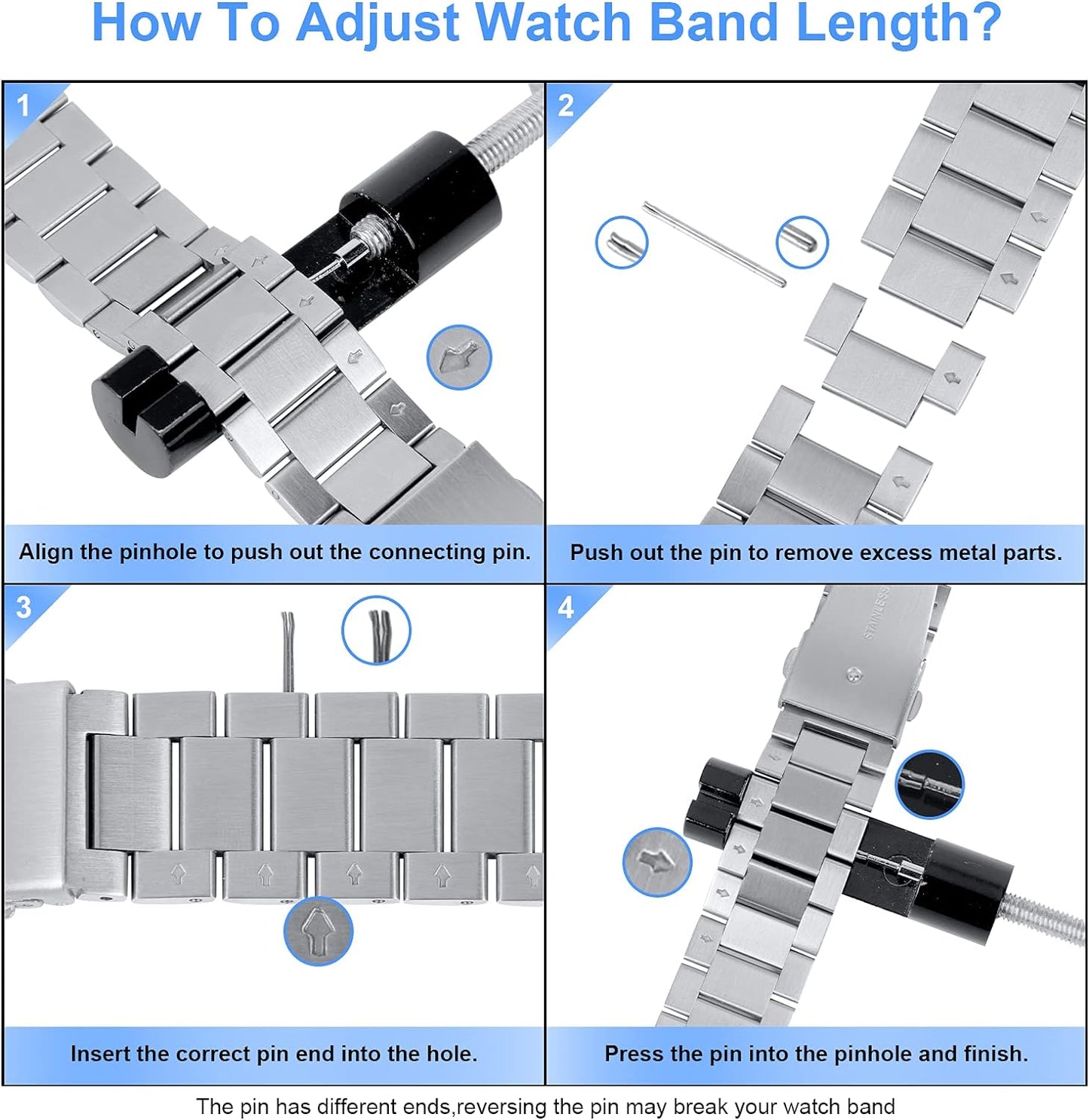 Stainless Steel Watch Band
