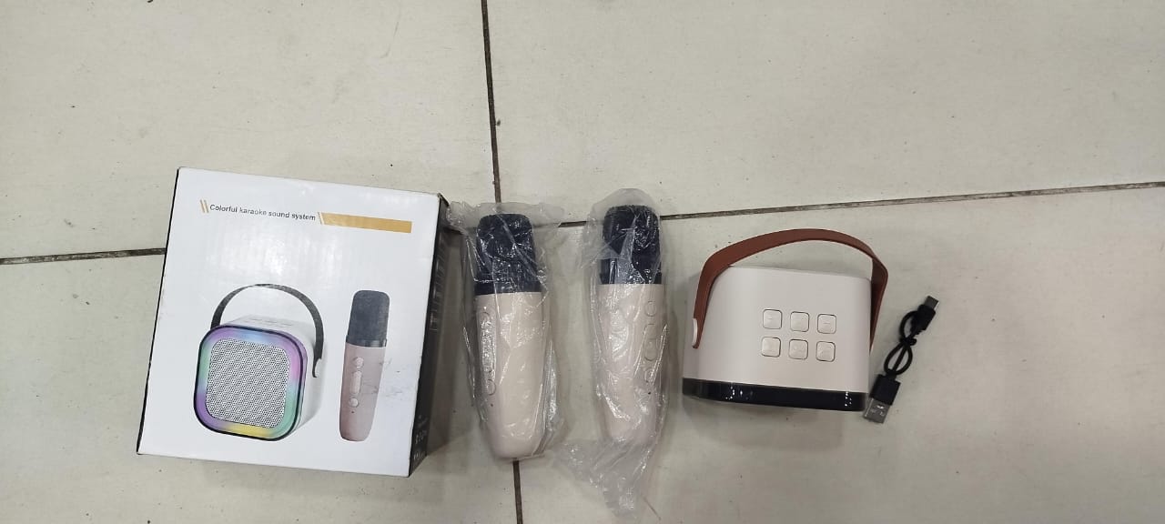 K12 Wireless Speaker With Double Mic (random color)