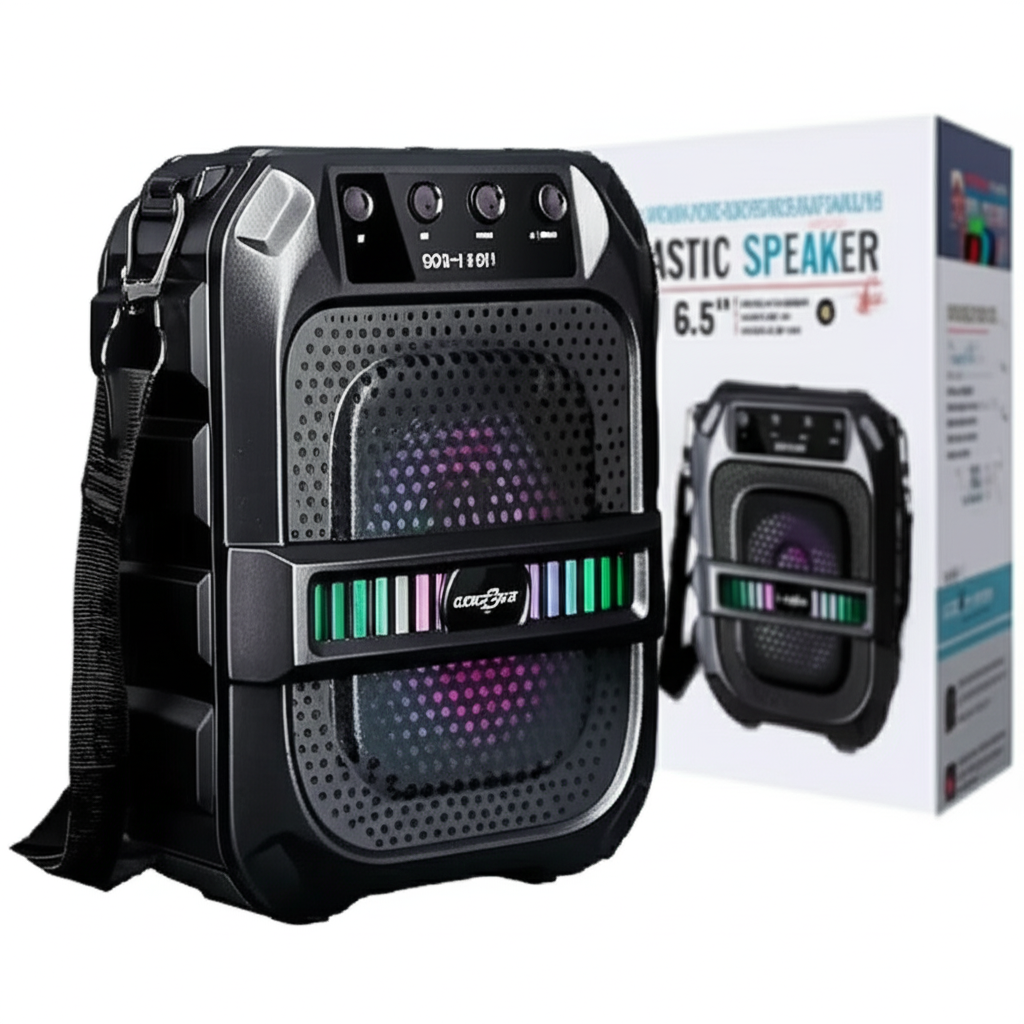 Gts-1191 10w Wireless Portable Bluetooth Speaker With 6.5″ Subwooferm - 1200mah Battery