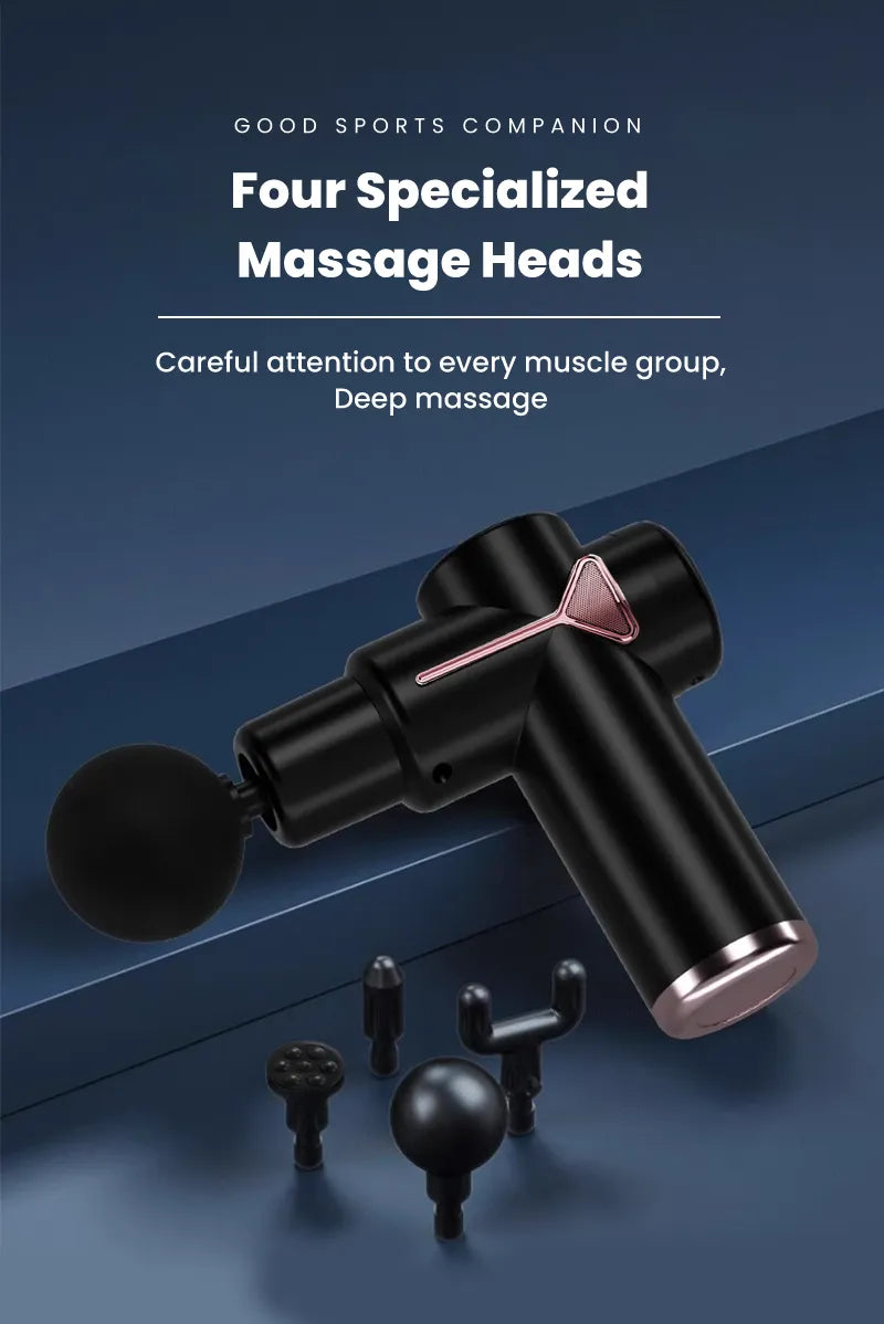 4 In 1 Multi-Function Massage Gun (random color)