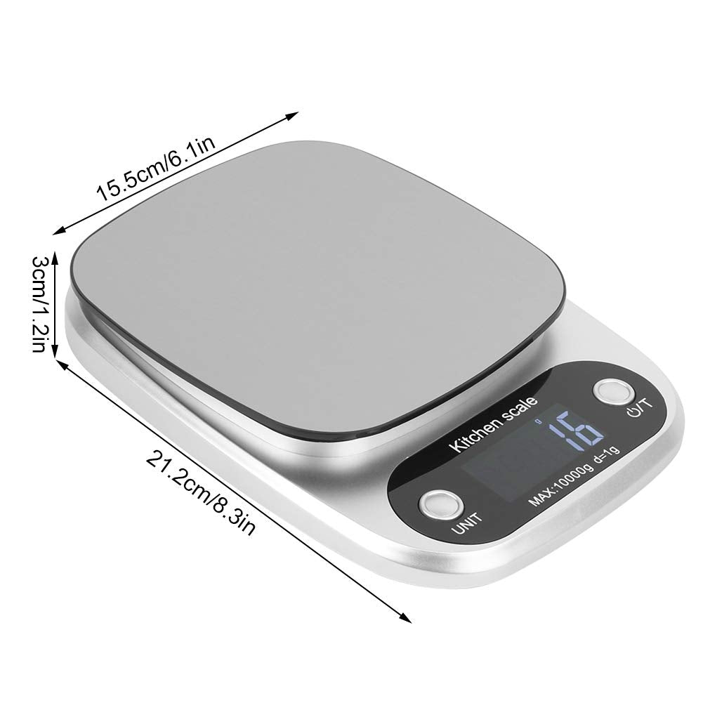 Kitchen Digital Weight Scale | 1 Gram To 10000 Gram Weight Measurement ( Plastic )
