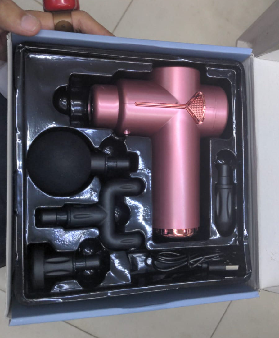 4 In 1 Multi-Function Massage Gun (random color)
