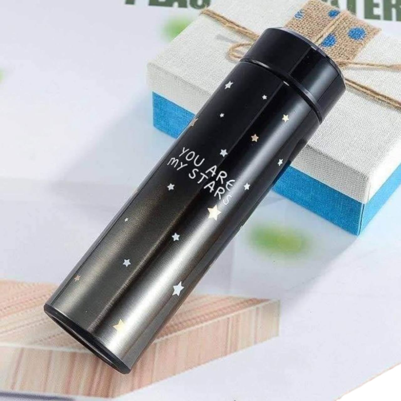 Stars Colorful Smart Led Temperature Bottle (500ml) – Random Color