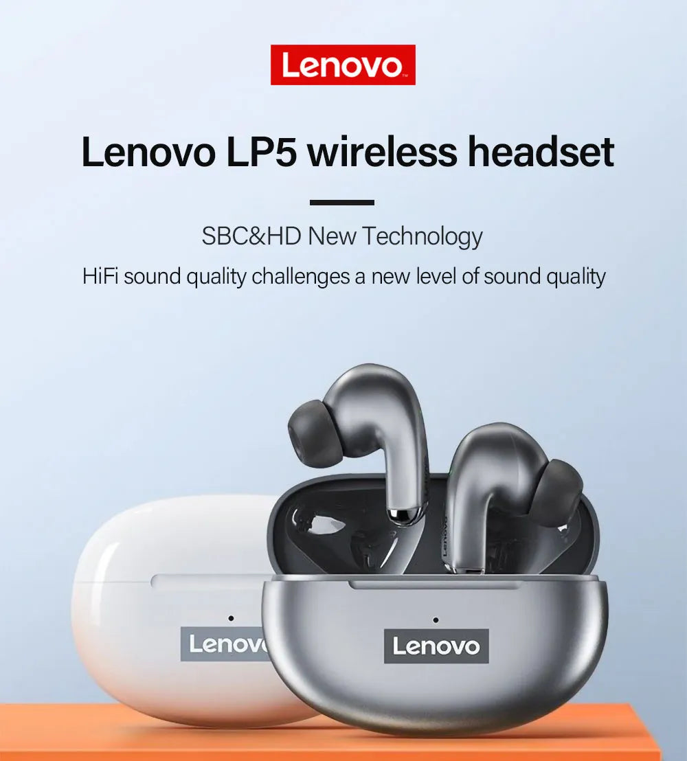 Lenovo Lp5 True Wireless Earbuds Bluetooth 5.0 (random colors)
