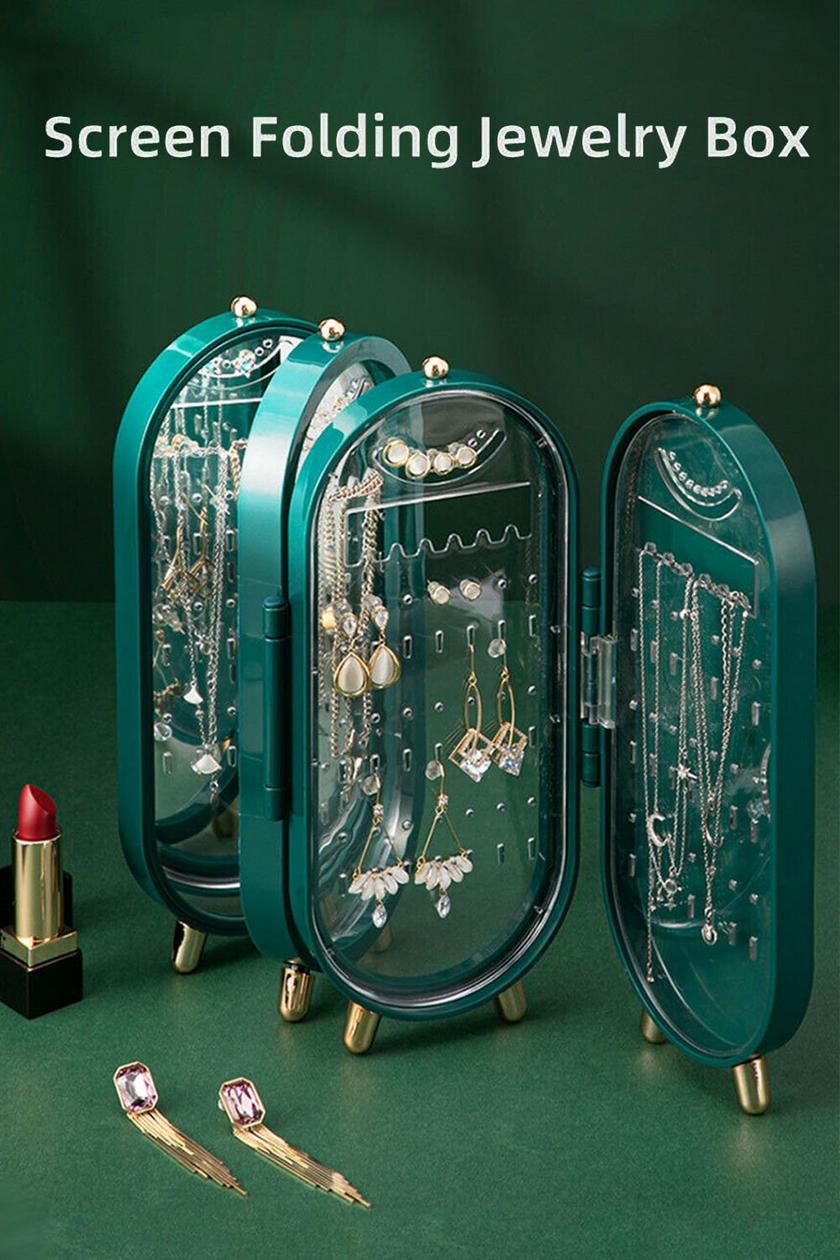 Folding Jewelry Box - With Mirror