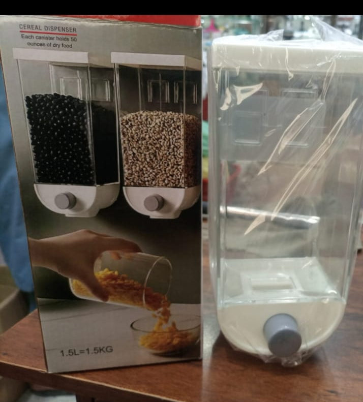 Wall-mounted Dry Food Dispensers | Food Storage Box 1500 Ml