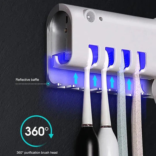 Toothpaste Dispenser With Uv (random Color)