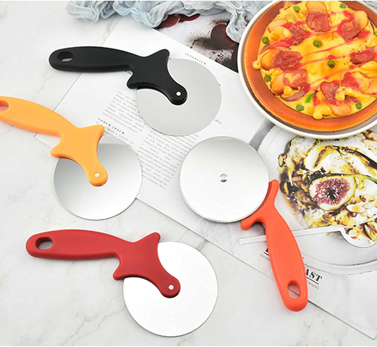 Pizza Cutter - Stainless Steel (random color)