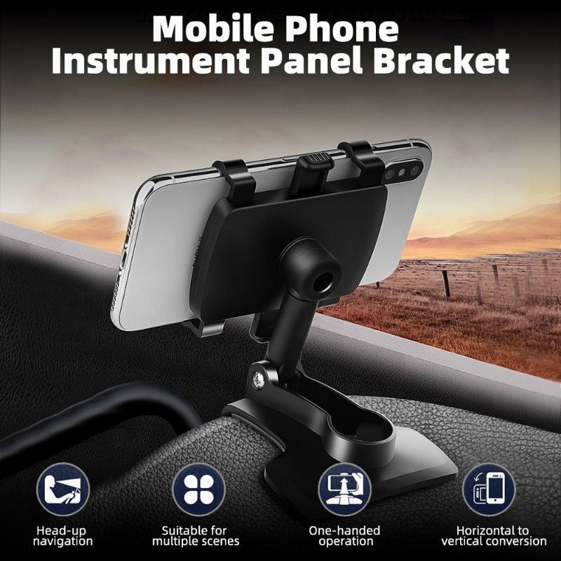 Car Smart Phone Holder – 360 Free Spin (Foldable)