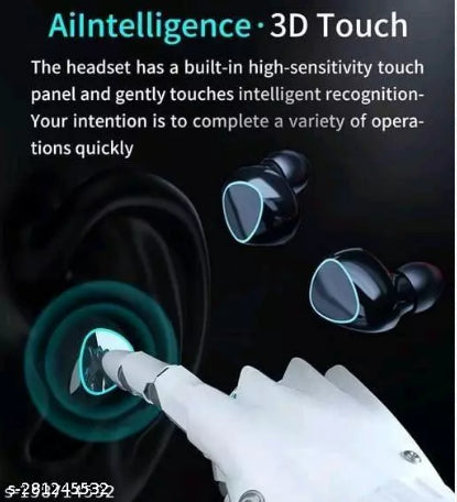 M10 TWS Wireless Earbuds with Charging Power Bank & LED Display 3D Touch Bluetooth Headset