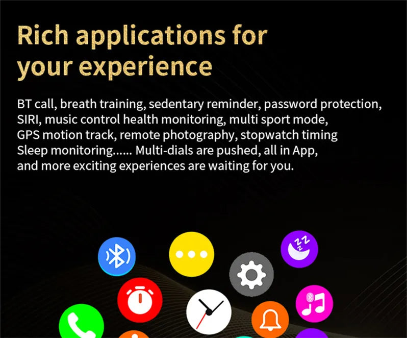 C9 Ultra Max Gold Edition Color Smartwatch 2.1 Inch Screen With Hryfine App