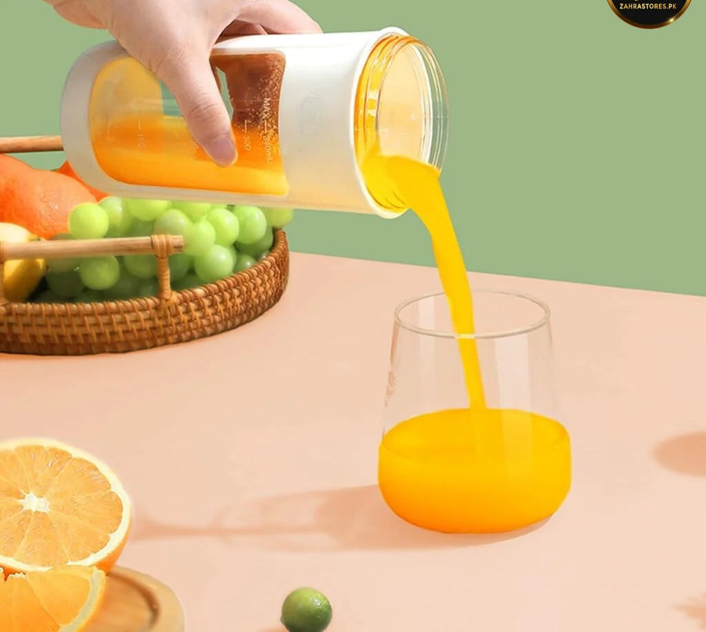 Usb Rechargeable Juicer Blender - 8 Blades - 350 Ml (random color)