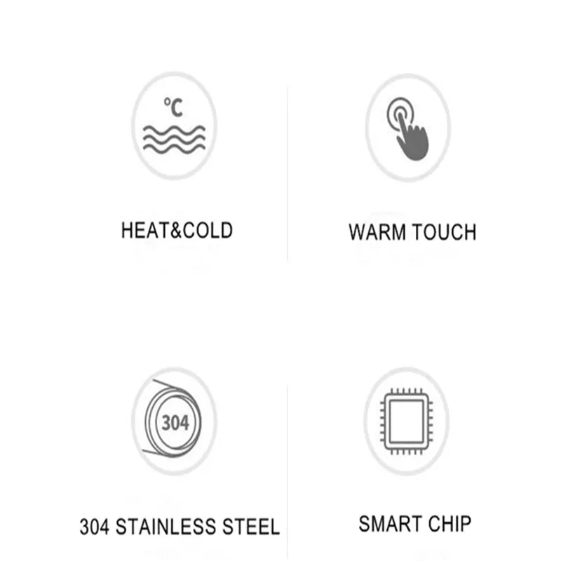 Stars Colorful Smart Led Temperature Bottle (500ml) – Random Color