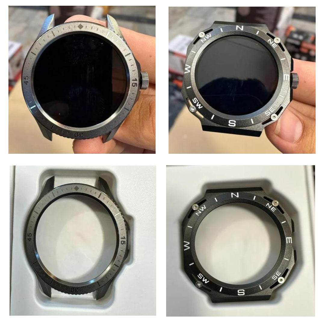 Sk 22 Smartwatch With 2 Watch Body & 2 Stripes Amoled Display