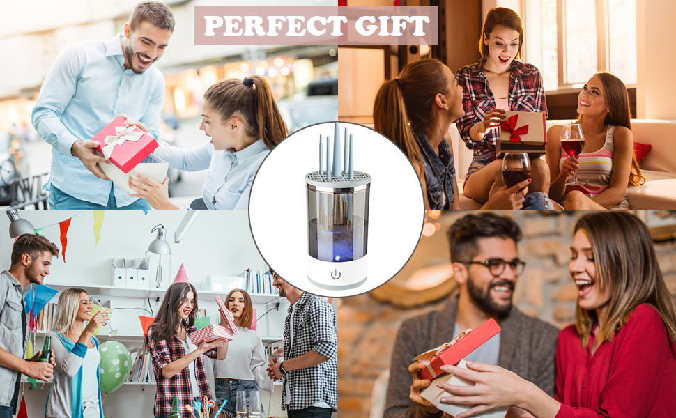 3 In 1 Electric Makeup Brush Cleaner